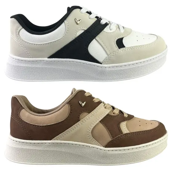 Tênis Casual Feminino Mississipi Sola Flatform Confortável Estiloso Original