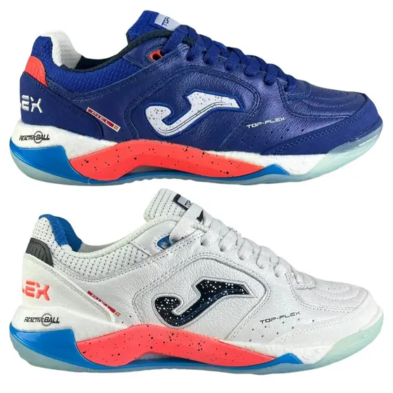 Chuteira Futsal Joma Top Flex Plus Original Couro Indoor