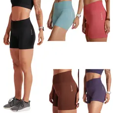 Short Lupo Sport Basic Feminino Sem Costura Cós Alto Original Academia Treino
