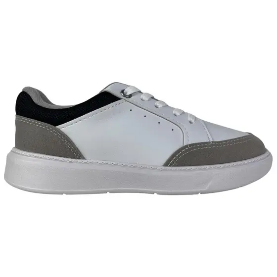 Tênis Molekinho Infantil Menino Branco Original Casual Skate Conforto