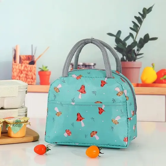 Bolsa Termica Portatil Com lsolamento Termico Moda