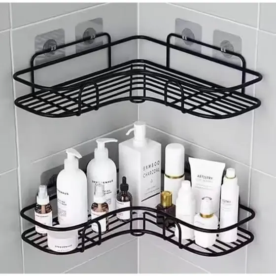 Suporte Para Shampoo Prateleira De Aço Inoxidável Para Banheiro Sem Necessidade De Furar