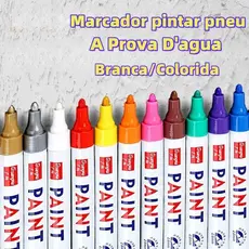 Caneta Paint Original Reparadora Pintura Automotiva Permanente Prova da Água Tira Riscos Carro Moto Retoque de Placa Tên