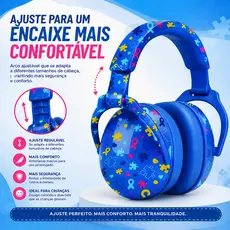 Abafador de Ruídos Tea 32Db I Protetor Auricular Conforto sonoro I Autismo Autista Hipersensibilidade