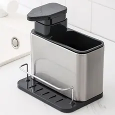 Organizador Pia Suporte Detergente Inox Duravel Compacto Cozinha