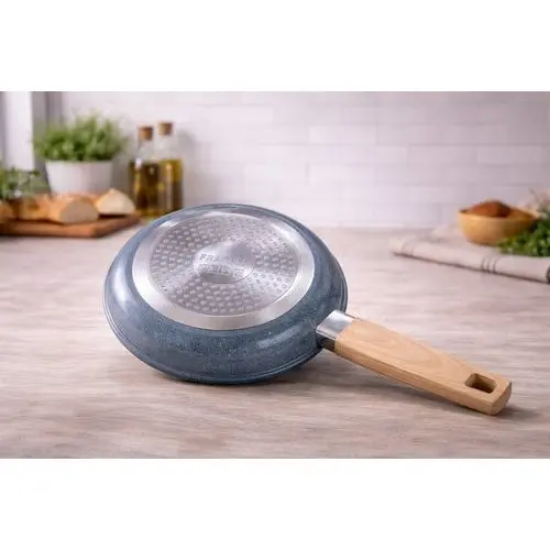 Frigideira Antiaderente Max Chefe Wood Revestimento Ceramico 22cm Duravel Facil Limpeza