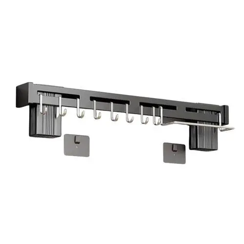 Suporte Organizador Utensilios Cozinha 8 Ganchos Economiza Espaco Resistente