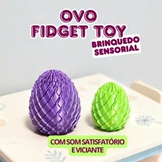 Brinquedo Ovo Fidget Toy Sensorial Para Autista/TDAH Anti Estresse Relaxante