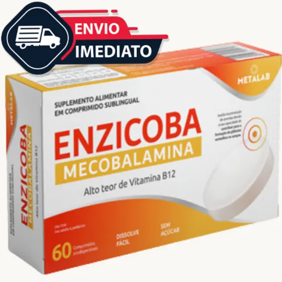 Metilcobalamina Vitamina B12 Mecbalamina Enzicoba Vitamina B12 Sublingual Mastigável Sabor Cereja