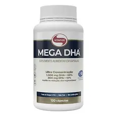 MEGA DHA EPA 300mg DHA 1500mg 120 CAP VITAFOR SELO IFOS