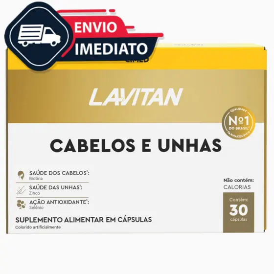 LAVITAN CABELOS E UNHAS 30 CAPSULAS
