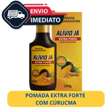 Pomada Massageadora Para Dor de Contusão Alívio Já 200g Arnica Cúrcuma Copaíba Mentol