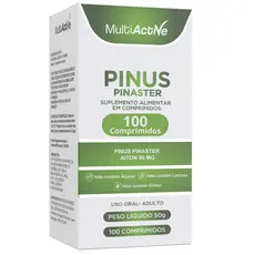 Extrato Pinus Pinaster 50mg 100 Comprimidos Procianidinas Multiactive Similar Flebogenol