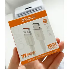 Cabo carregar celular Rápido USB- Tipo-C de 60W para Iphone, Telefones Android