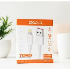Cabo para carregar celular turbo Tipo-C, Usb e Iphone de 60W para Iphone, Telefones Android