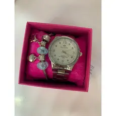 Relógio Feminino A Prova D'água metal Dourado Rose com Pulseira caixa