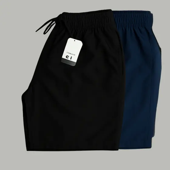 Kit 2 Bermuda Masculina Tactel/Elastano Plus Size – Conforto e Estilo