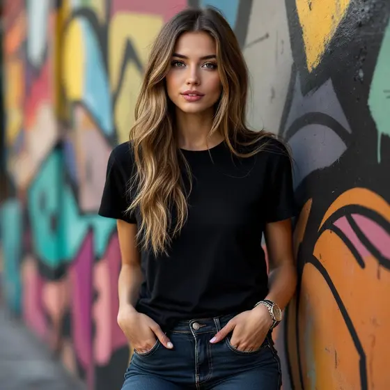 Camisa Feminina Básica Baby Look T-Shirt 100% Algodão Premium