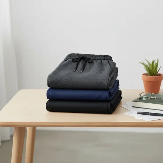 Kit 3 Calças Moletom Flanelado Masculino Inverno Bolso e Cordão Para o Dia a Dia