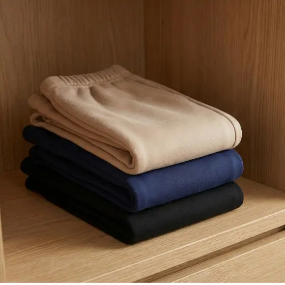 Kit 3 Calça Moletom Infantil Inverno Reta Confortável Unissex Básica Escolar