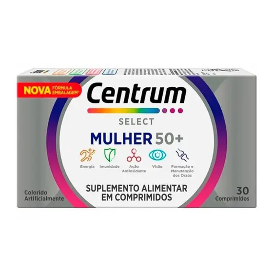 CENTRUM SELECT MULHER COM 30 COMPRIMIDOS