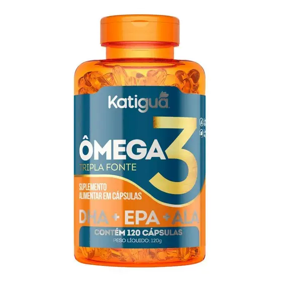Ômega 3 Tripla Fonte 1000Mg Com 120 Cápsulas
