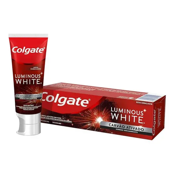 COLGATE LUMINOUS WHITE CARVÃO ATIVADO COM 70G