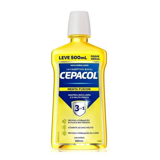 Cepacol Menta Fusion Com 500Ml