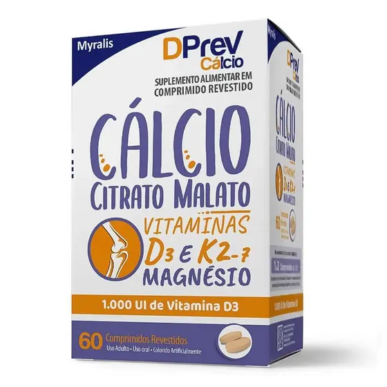 Dprev Cálcio 1000Ui Com 60 Comprimidos