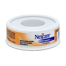 ESPARADRAPO MICROPORE NEXCARE  BEGE COM 12MM X 4,5M