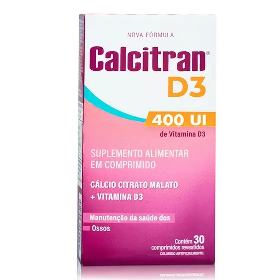 Calcitran D3 400Ui Com 30 Comprimidos