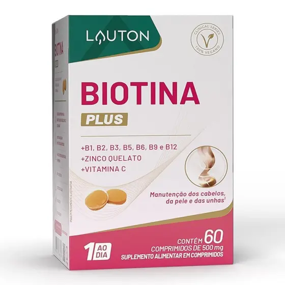 BIOTINA PLUS COM 60 CÁPSULAS