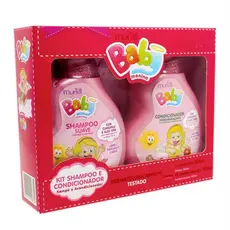 MURIEL BABY MENINA KIT SHAMPOO + CONDICIONADOR COM 100ML 