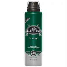 Três Marchand Desodorante Aerossol Classico Com 150Ml