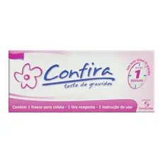 TESTE DE GRAVIDEZ CONFIRA COM 1 TIRA REAGENTE