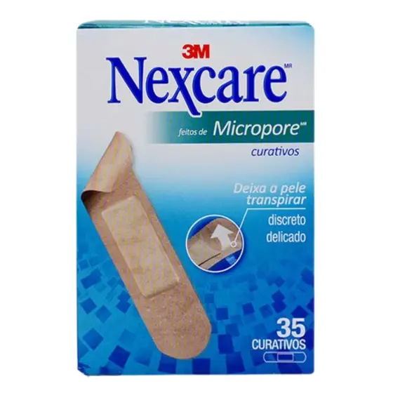 NEXCARE CURATIVOS MICROPORE COM 35 UNIDADES