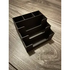 Porta Cartão de Visita Moderno 3 andares com Porta Canetas