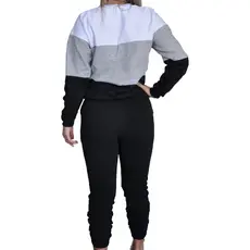 Conjunto Moletom Feminino Com Capuz Blusa E Calça Flanelado