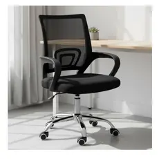 Cadeira Ergonômica Preta Mesh Tipo Presidente Perfeita para Escritório e Home Office