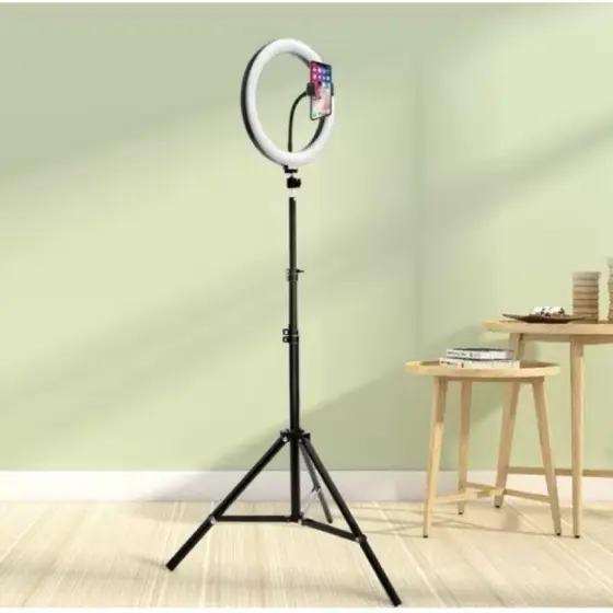 Ring Light 6 8 10 12 polegadas Completo Portátil 26cm + Tripé + suporte p/ celular. -Cabo-Usb