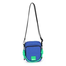 Bolsa Shoulder Bag Pequena Malha Inverno Up4you - Azul