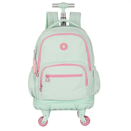 Mochila de Rodinhas 360 Skate Juvenil com Chaveiro Luara Up4you