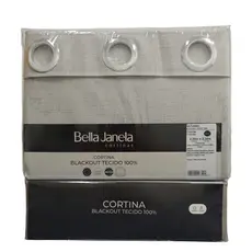 Cortina Blackout Tecido Bloqueia 100% 4,20mx2,30m Bella Janela
