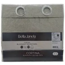 Cortina Blackout Tecido Bloqueia 100% Claridade 2,60X1,70m  Bella Janela