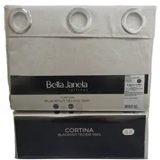 Cortina Blackout Tecido Bloqueia 100% 5,40x2,80m Bella Janela