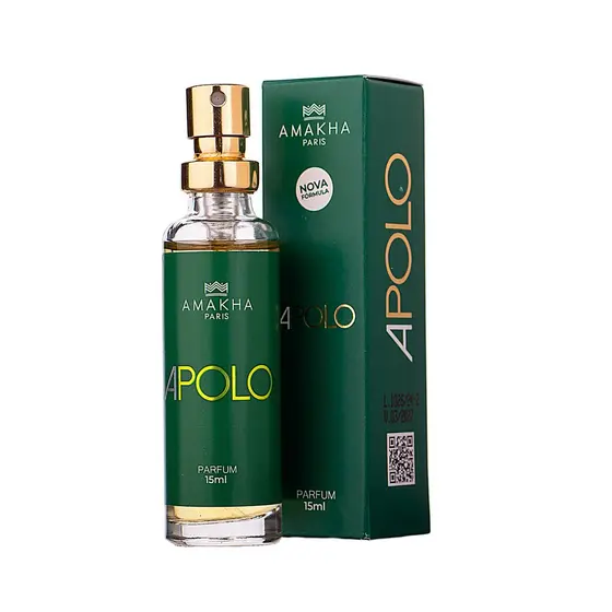 Perfume Masculino Apolo 15ml Original Amakha Paris - Fragrância Chipre Social Noturna | Alta Fixação
