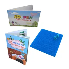 Acessórios Caneta Impressora 3d Infantil (tapete + 2 Livros)