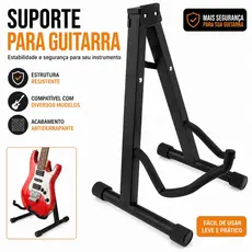 Suporte De Violão Klx Base Triangular Estável Com Espuma