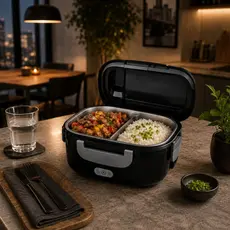 Marmita Elétrica Portátil 1,5l Bivolt Para Carro E Trabalho
