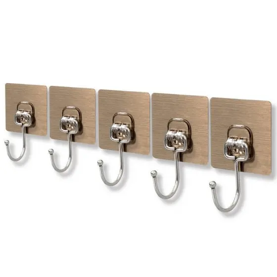 15 PCS Ganchos De Parede Autocolantes Transparente Multifuncionais Promoções